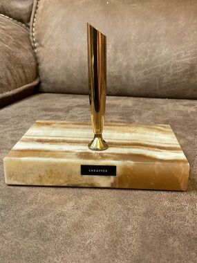 Sheaffer Marble Base Pen Holder